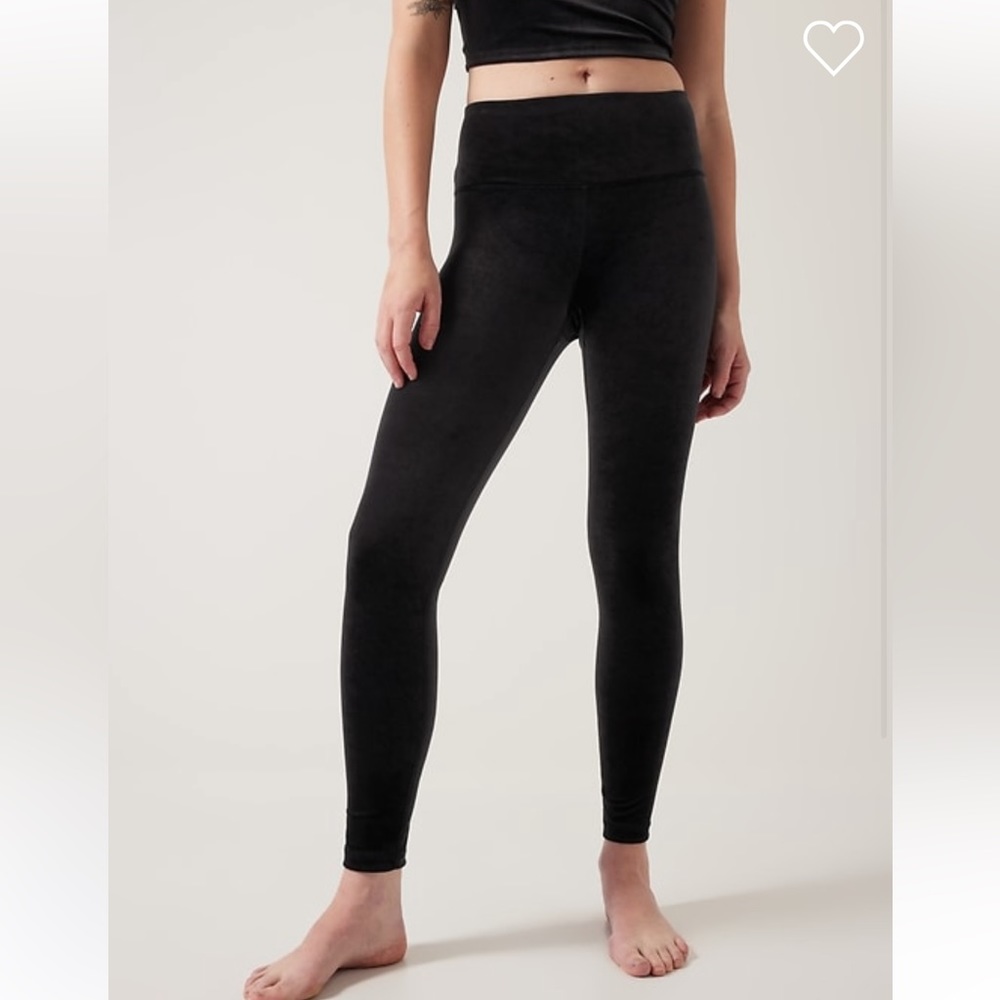 Athleta Elation Velvet Tight // Black #467925